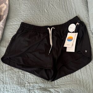 Vuori Women's Black Athletic Shorts